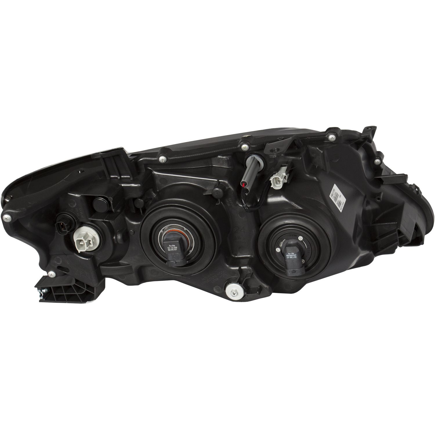 2010-2012 LEXUS RX350 PROJECTOR HEADLIGHTS BLACK CLEAR