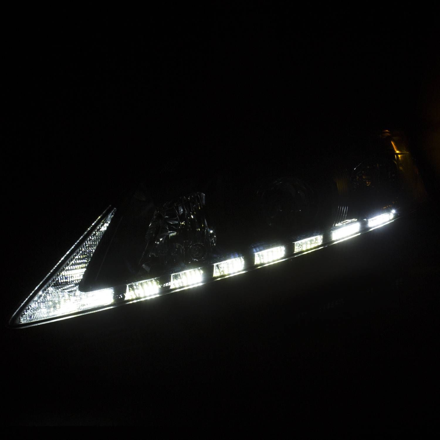 2010-2012 LEXUS RX350 PROJECTOR HEADLIGHTS BLACK CLEAR