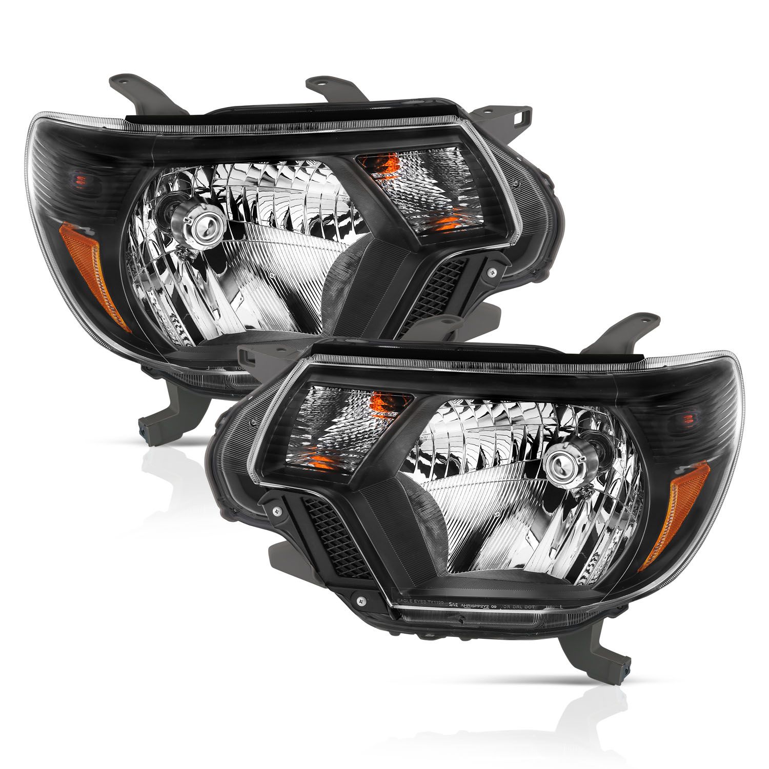 2012-2015 TOYOTA TACOMA CRYSTAL HEADLIGHT BLACK