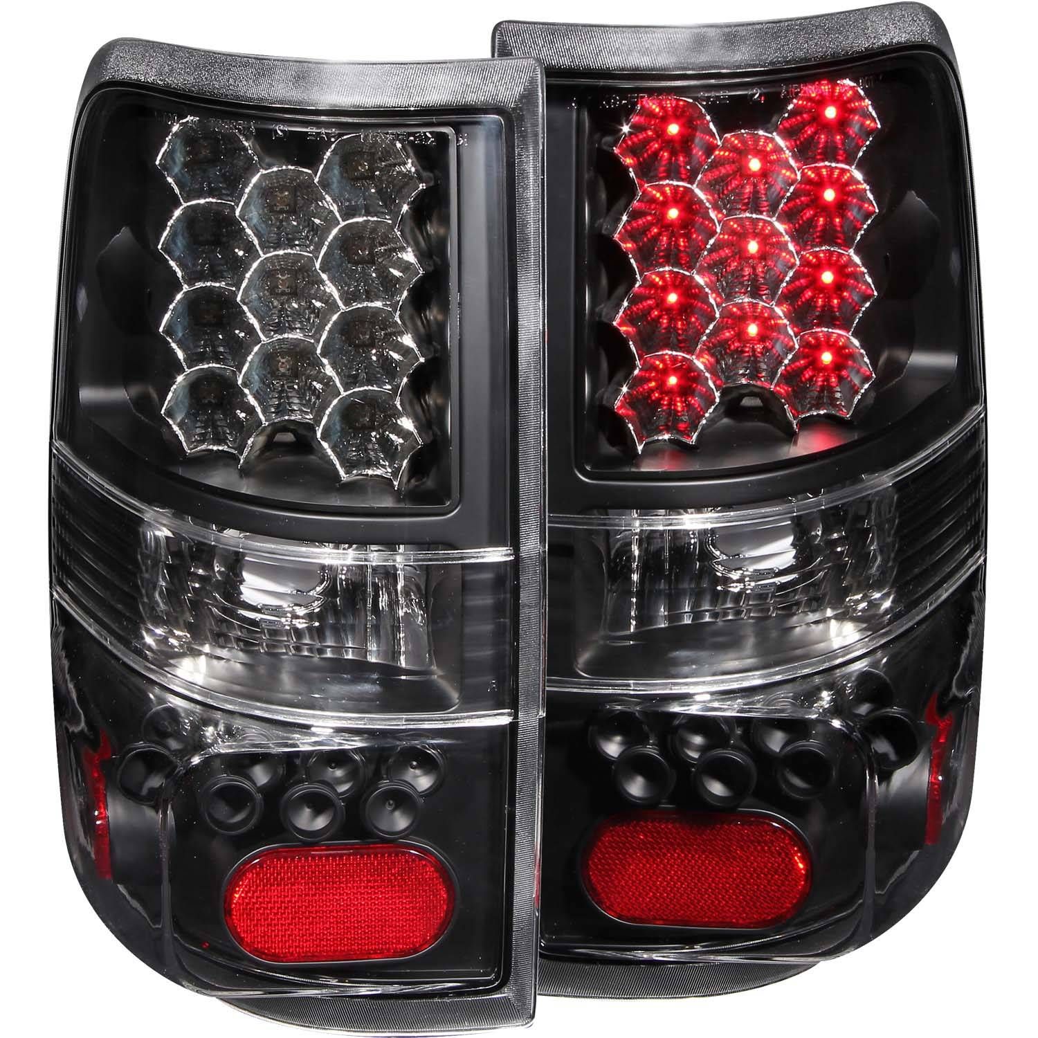 2004-2008 FORD F-150 L.E.D TAIL LIGHTS BLACK