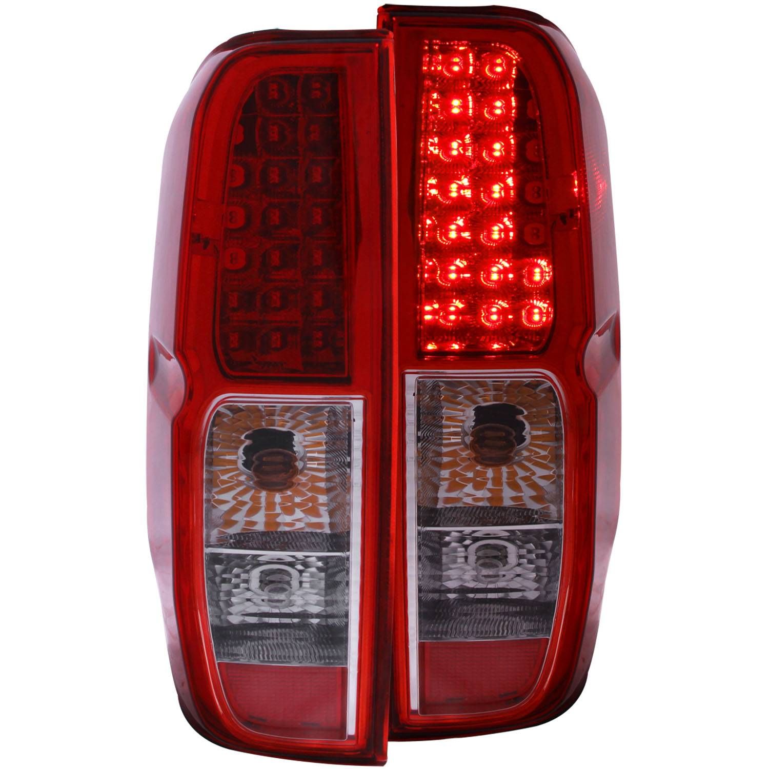 2005-2012 NISSAN FRONTIER L.E.D TAIL LIGHTS RED/CLEAR