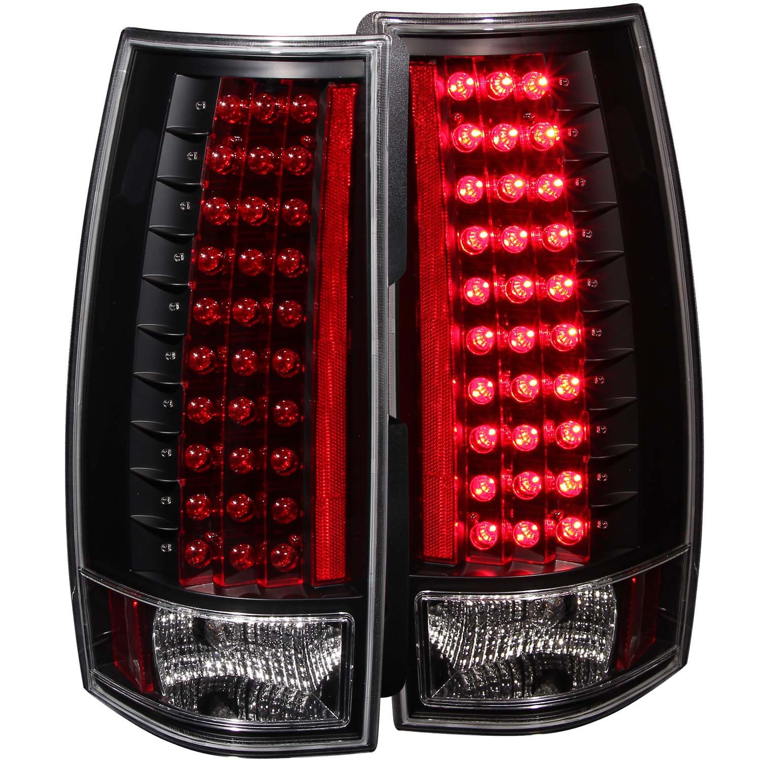 2007-2013 CHEVY TAHOE/SUBURBAN / GMC YUKON/XL/DENALI L.E.D TAIL LIGHTS G3 BLACK