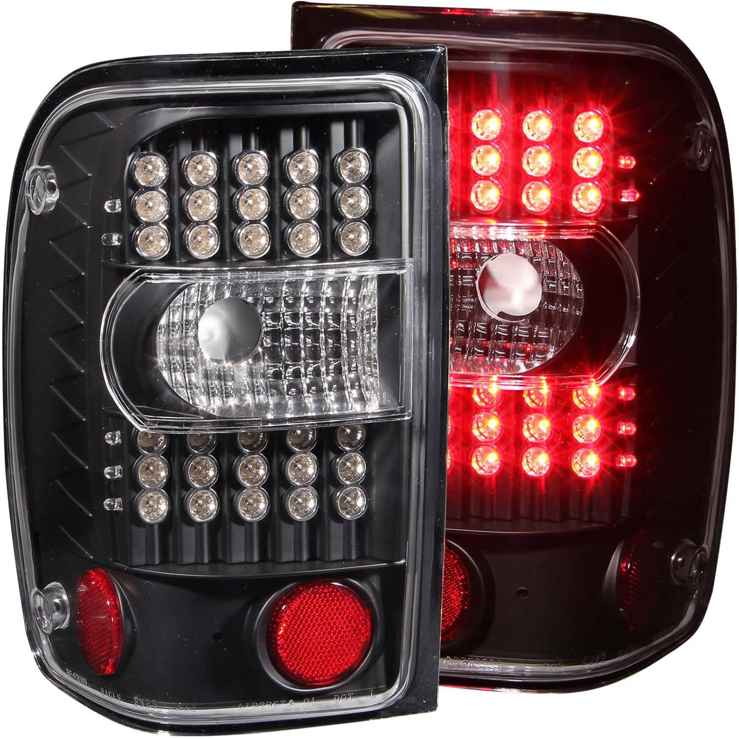 2001-2011 FORD RANGER LED TAIL LIGHTS BLACK G2