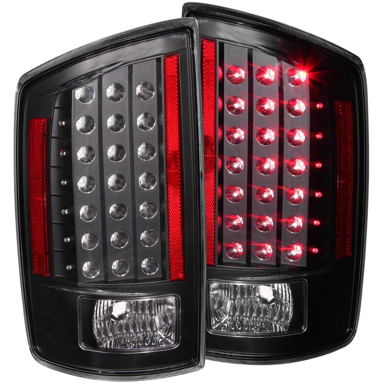 2006-2008 DODGE RAM 1500/ 2007-2009 2500/3500 LED TAIL LIGHTS BLACK