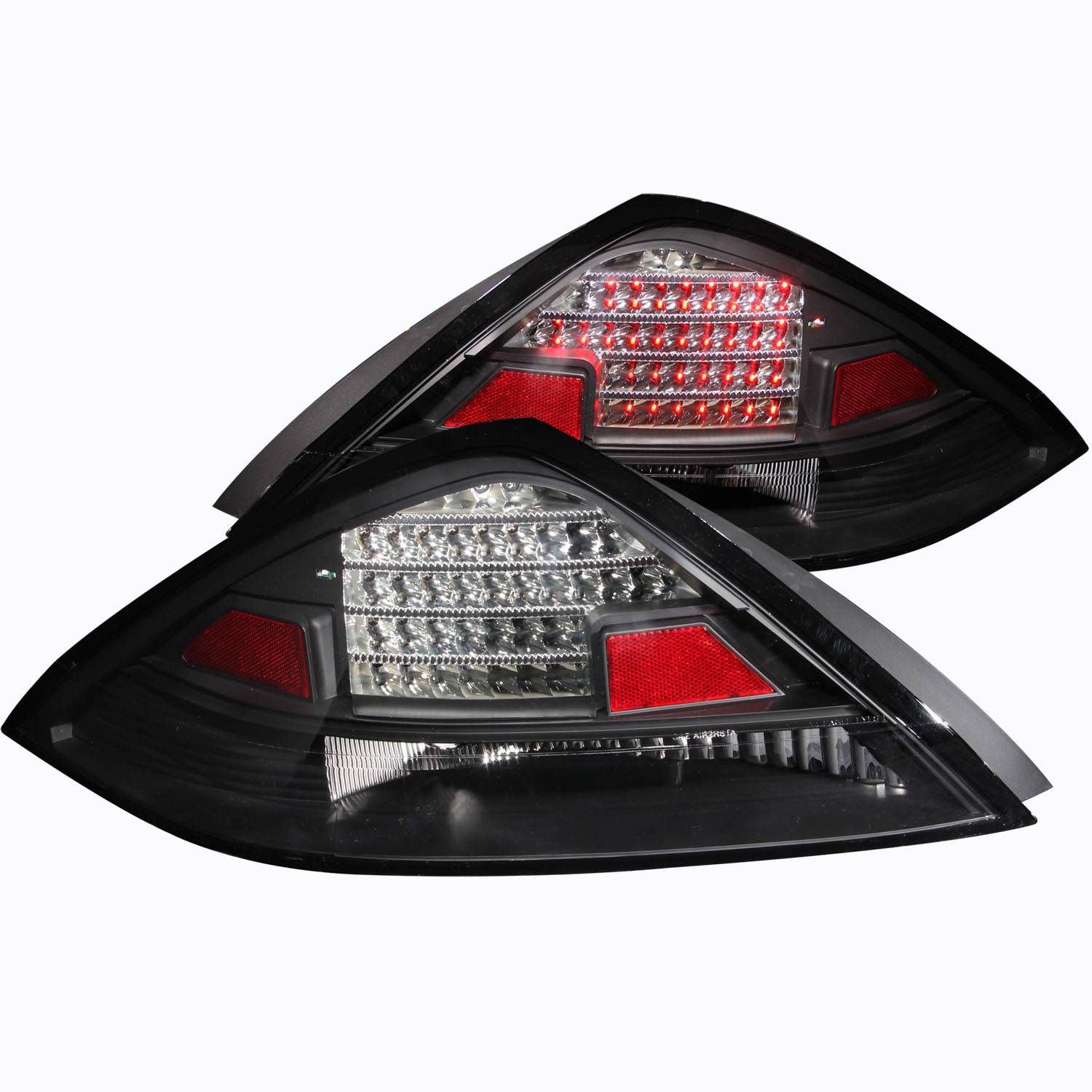 2003-2007 HONDA ACCORD 2DR LED TAIL LIGHTS BLACK