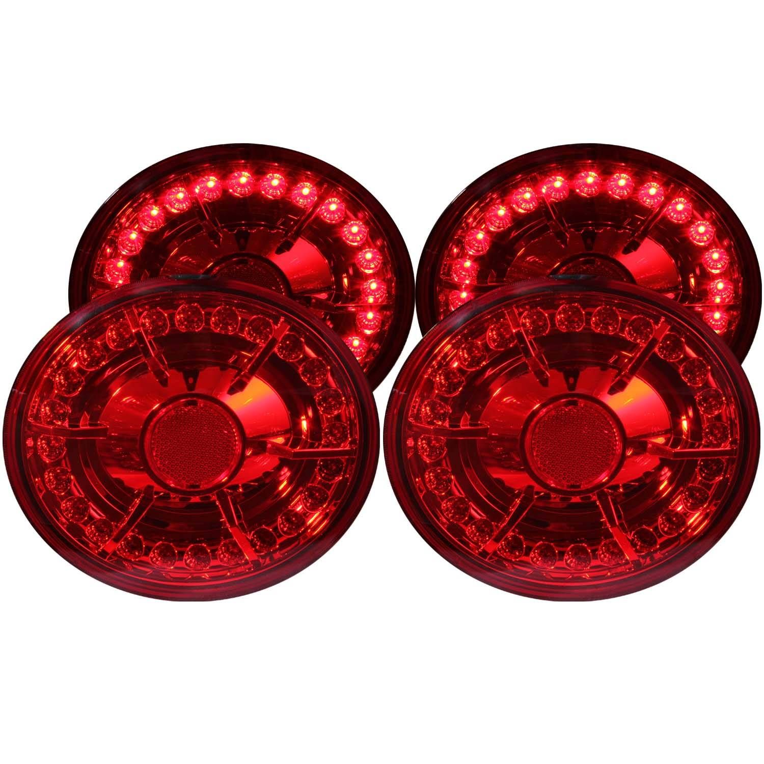 2005-2013 CHEVY CORVETTE / 2006-2013 CORVETTE Z06 LED TAIL LIGHTS RED