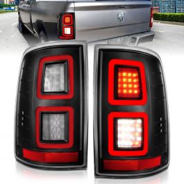 dodge ram 1500 09-18 / 2500/3500 10-18 full led tail lights black