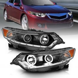 冬の華 AnzoUSA ハロゲンプロジェクターヘッドライト Acura RSX用