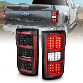 FORD F-150 18-20 FULL LED TAIL LIGHTS BLACK W