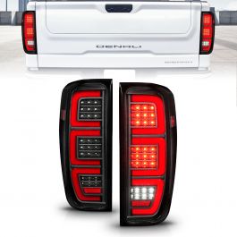 Anzo Usa Dont Get Left In The Dark Gmc Sierra Full Led Tail Lights Black Clear