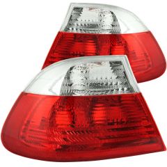 BMW 3 SERIES E46 00-03 2DR / M3 01-06 TAIL LIGHTS RED/CLEAR