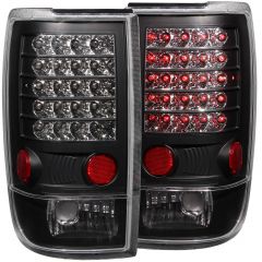 FORD EXPEDITION 97-02 LED TAIL LIGHTS BLACK 