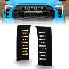 TOYOTA TUNDRA 22-24 FULL LED DRL VENT LIGHTS W/ DRL SWITCH, INITIATION, & SEQUENTIAL SIGNAL (FOR OE BUMPERS ONLY; DOES NOT FIT MODELS WITH FACTORY LED PROJECTORS)
