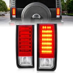 HUMMER H2 SUV 03-09 LED TAIL LIGHTS RED/CLEAR