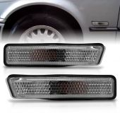 BMW 3 SERIES 97-98 SIDE MARKERS CHROME CLEAR LENS
