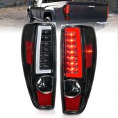CHEVY COLORADO 04-12 / GMC CANYON 04-12 LED C LIGHT BAR TAIL LIGHTS BLACK