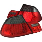 BMW 3 SERIES E46 CONVERTIBLE 00-03 / M3 01-06 LED TAIL LIGHTS RED/SMOKE LENS 2PC
