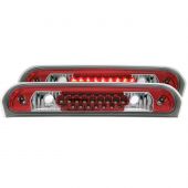DODGE RAM 1500 02-08 / 2500/3500 03-09 LED 3RD BRAKE LIGHT CHROME RED/CLEAR LENS