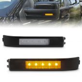 FORD F-150 09-14 LED AMBER MIRROR LIGHT CLEAR LENS (2PC)