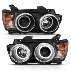 CHEVY SONIC 12-15 4DR/HATCHBACK PROJECTOR HALO HEADLIGHTS BLACK W/ RX HALO