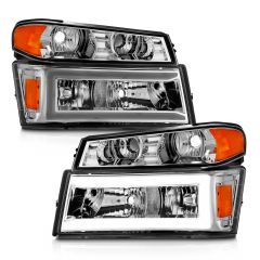 Anzo USA 511027 Chevrolet Astro mber Reflector Chrome Euro w/Amber Reflector Bumper Parking/Signal L Sold in Pairs 