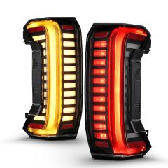 TOYOTA TUNDRA 22-24 FULL LED TAIL LIGHTS BLACK W/ INITIATION & SEQUENTIAL SIGNAL (DOES NOT FIT MODELS WITH FACTORY SEQUENTIAL SIGNAL)
