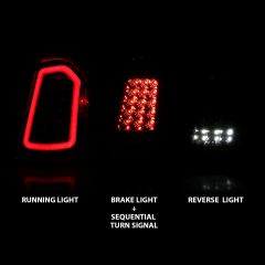 11-14 CHRYSLER 300 LED TAIL LIGHTS W/ SEQUENTIAL SIGNAL CHROME