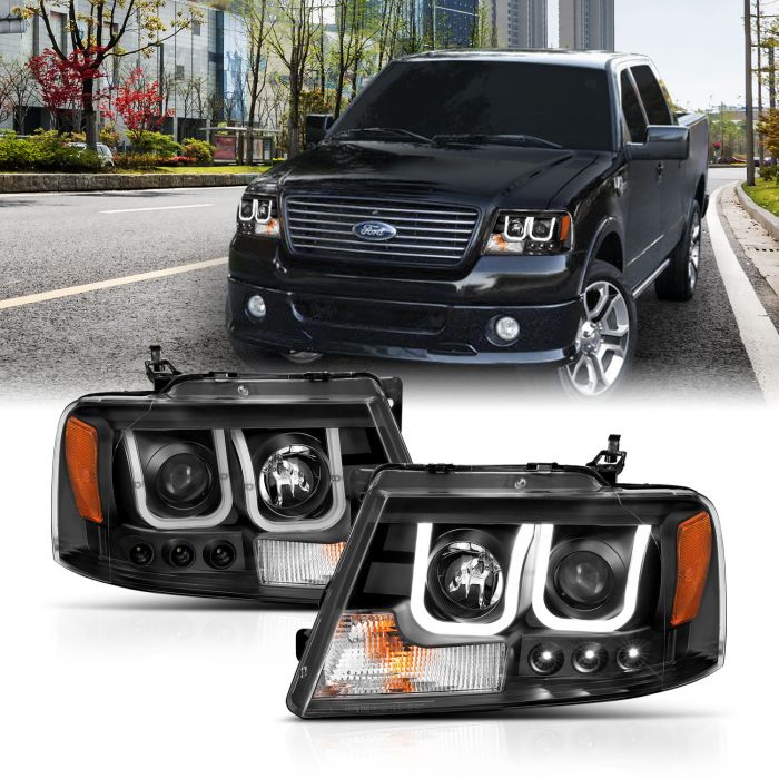 Sold in Pairs Anzo USA 521012 Ford F-150 Chrome Euro w/Amber Reflector Corner Light Assembly 