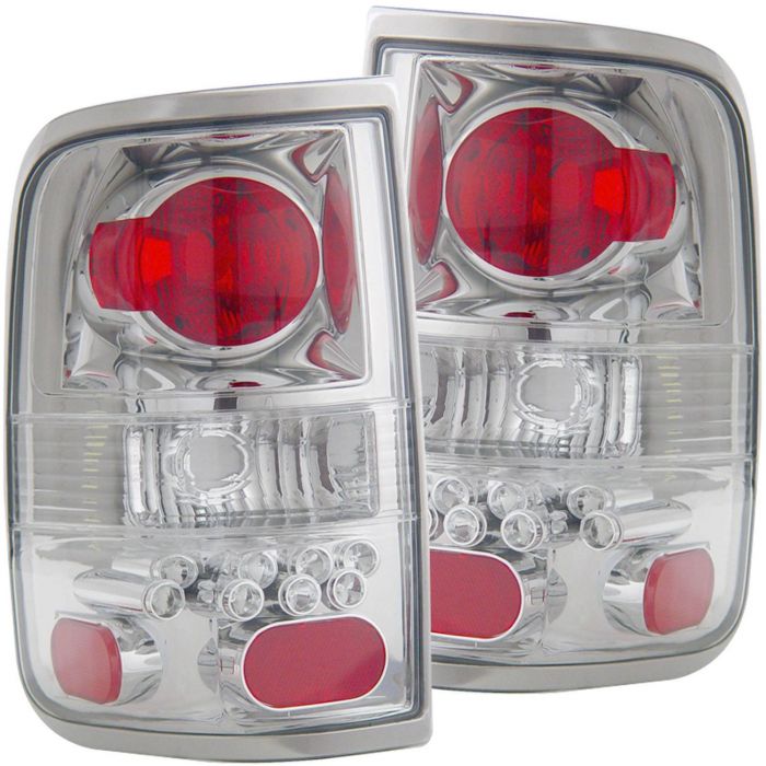 FORD F-150 04-08 TAIL LIGHTS CHROME (LED STYLE)