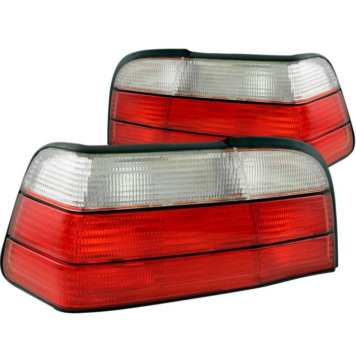 BMW 3 SERIES E36 92-98 2DR TAIL LIGHTS RED/CLEAR 