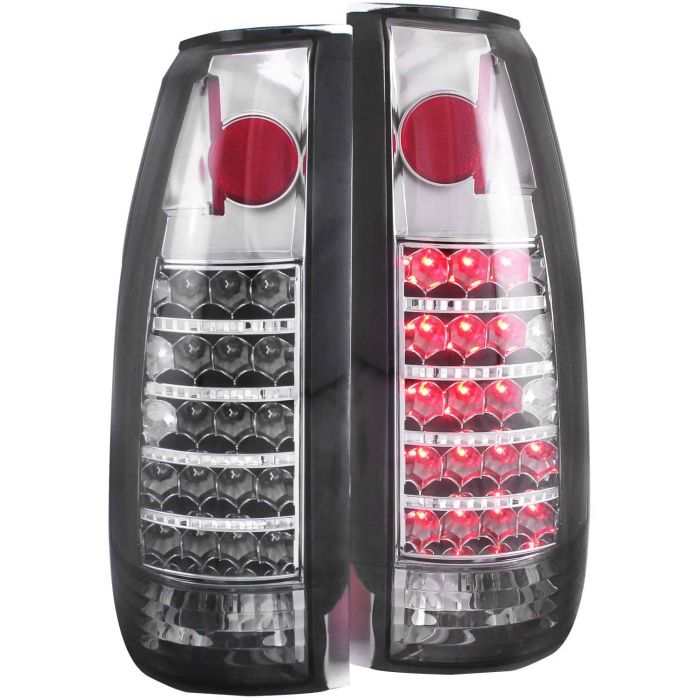 ANZO USA  Don't Get Left in The Dark ~ CHEVY SILVERADO 1500 07-13 / 2500HD/3500HD  07-14 LED TAIL LIGHTS CHROME SMOKE LENS