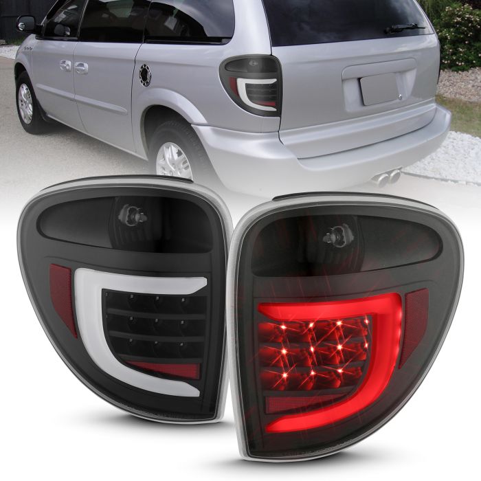 Tail Light Compatible with Chrysler Town and Country 01-03 Lens and Housing Left Side 