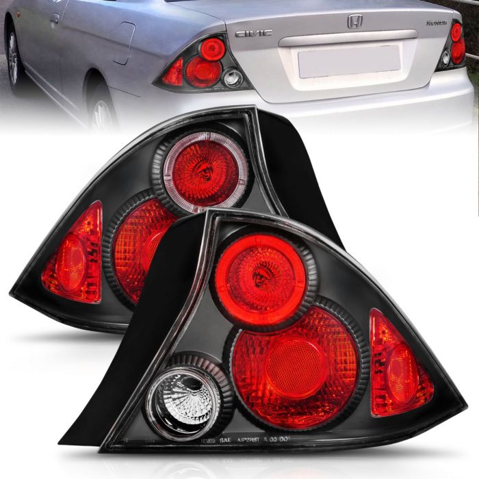ANZO USA | Don't Get Left in The Dark ~ HONDA CIVIC 01-03 2DR TAIL